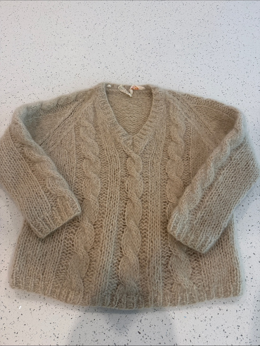 Vintage Franzini hand knitted wool sweater